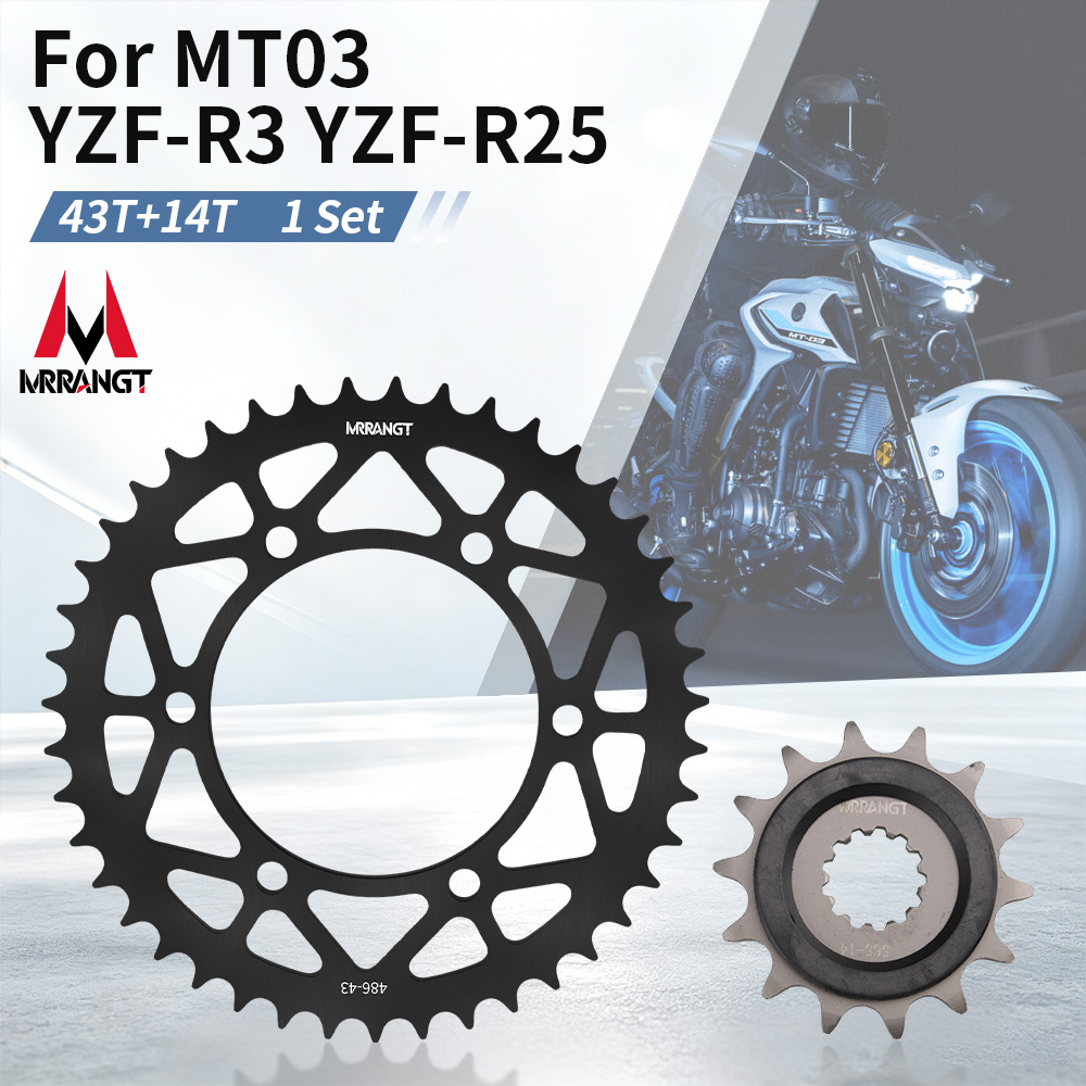 MRRANGT, компоненты цепного пр – обзор и цена Titanium Motorcycle Rear Sprocket 520